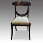 Set of 6 Regency mahogany dining chairs - Image 4