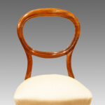 Set of 6 Victorian mahogany balloon back dining chairs NOW SOLD - Image 2