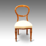 Set of 6 Victorian mahogany balloon back dining chairs NOW SOLD - Image 3