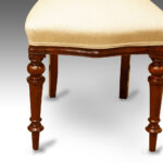 Set of 6 Victorian mahogany balloon back dining chairs NOW SOLD - Image 6