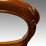 Set of 6 Victorian mahogany balloon back dining chairs - Image 7