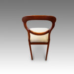 Set of 6 Victorian mahogany balloon back dining chairs - Image 5