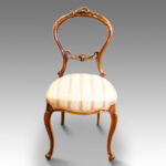 Set of 6 Victorian walnut dining chairs Now Sold - Image 2