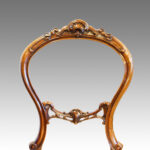 Set of 6 Victorian walnut dining chairs Now Sold - Image 3