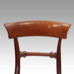 Set of 6 William IV bar back dining chairs - Image 7