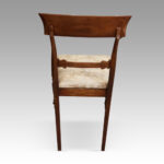 Set of 6 William IV bar back dining chairs - Image 4