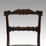 Set of 6 William IV dining chairs - Image 2