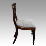 Set of 6 William IV dining chairs - Image 4