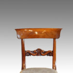 Set of 6 William IV mahogany dining chairs - Image 6