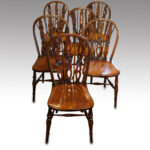 Set of 6 Edwardian Windsor chairs