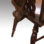 Set of 6 Edwardian Windsor chairs - Image 6