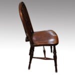 Set of 6 Edwardian Windsor chairs - Image 4