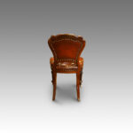Set of 6 Victorian leather chairs - Image 8