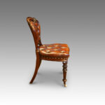 Set of 6 Victorian leather chairs - Image 7