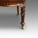 Set of 6 Victorian leather chairs - Image 4