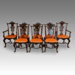 Set of 8 Antique dining chairs