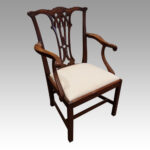 Set of 8 Chippendale mahogany dining chairs - Image 9