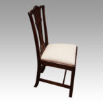 Set of 8 Chippendale mahogany dining chairs - Image 10