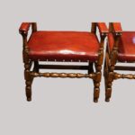 Set of 8 Cromwellian style dining chairs - Image 7