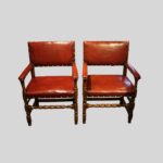 Set of 8 Cromwellian style dining chairs - Image 2
