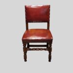 Set of 8 Cromwellian style dining chairs - Image 3