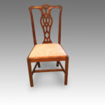 Set of 8 Edwardian Chippendale style chairs Now Sold - Image 3