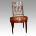 Set of 8 Edwardian mahogany dining chairs - Image 2