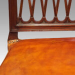 Set of 8 Edwardian mahogany dining chairs - Image 3