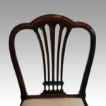 Set of 8 Georgian style dining chairs - Image 4