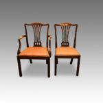 Set of 12 mahogany Georgian style dining chairs Now Sold