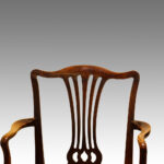 Set of 12 mahogany Georgian style dining chairs Now Sold - Image 7
