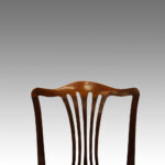 Set of 12 mahogany Georgian style dining chairs Now Sold - Image 4