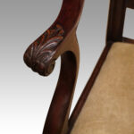 Set of 8 Hepplewhite style ladderback chairs - Image 6