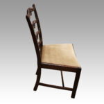 Set of 8 Hepplewhite style ladderback chairs - Image 4
