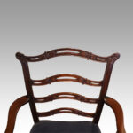 Set of 8 Edwardian ladderback dining chairs - Image 6