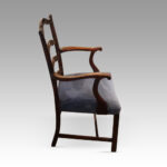 Set of 8 Edwardian ladderback dining chairs - Image 4