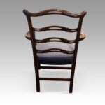 Set of 8 Edwardian ladderback dining chairs - Image 5
