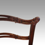 Set of 8 Edwardian ladderback dining chairs - Image 3
