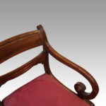 Set of 8 Regency mahogany dining chairs - Image 3