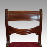 Set of 8 Regency mahogany dining chairs - Image 10