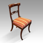 Set of 8 Regency rosewood dining chairs - Image 3