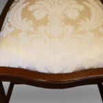 Set of 8 Shield back mahogany dining chairs - Image 5