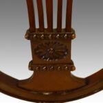 Set of 8 Shield back mahogany dining chairs - Image 7