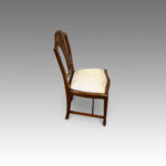 Set of 8 Shield back mahogany dining chairs - Image 8