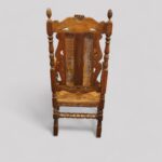 Set of 8 Victorian walnut Crown top chairs - Image 9