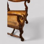 Set of 8 Victorian walnut Crown top chairs - Image 8