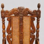 Set of 8 Victorian walnut Crown top chairs - Image 7