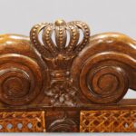 Set of 8 Victorian walnut Crown top chairs - Image 6