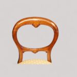 Set of 8 Victorian balloon back dining chairs - Image 5