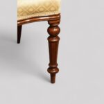 Set of 8 Victorian balloon back dining chairs - Image 4